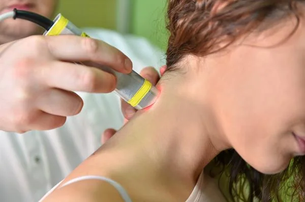 laser therapy on neck